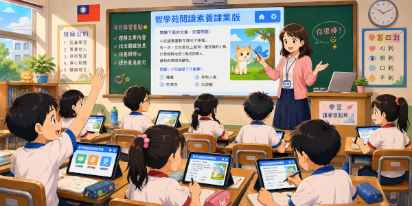課業版插圖