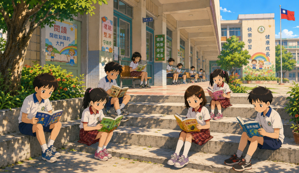 校園採購插圖