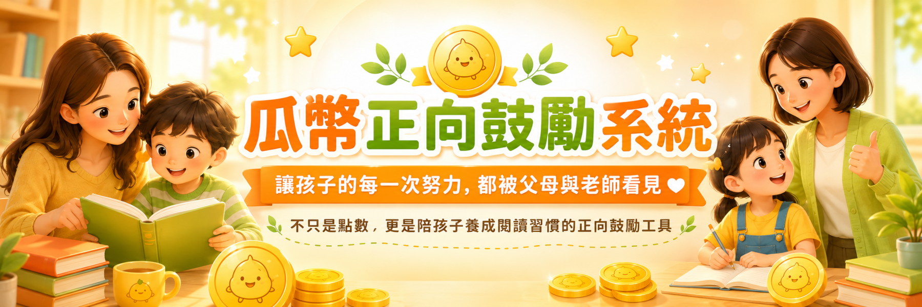 讓孩子的每一次努力，都被父母與老師看見 不只是點數